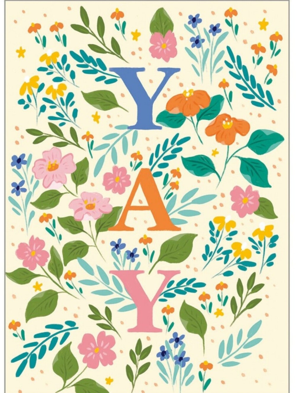 NEW Trader Joe's Floral Congratulations Card 🌼